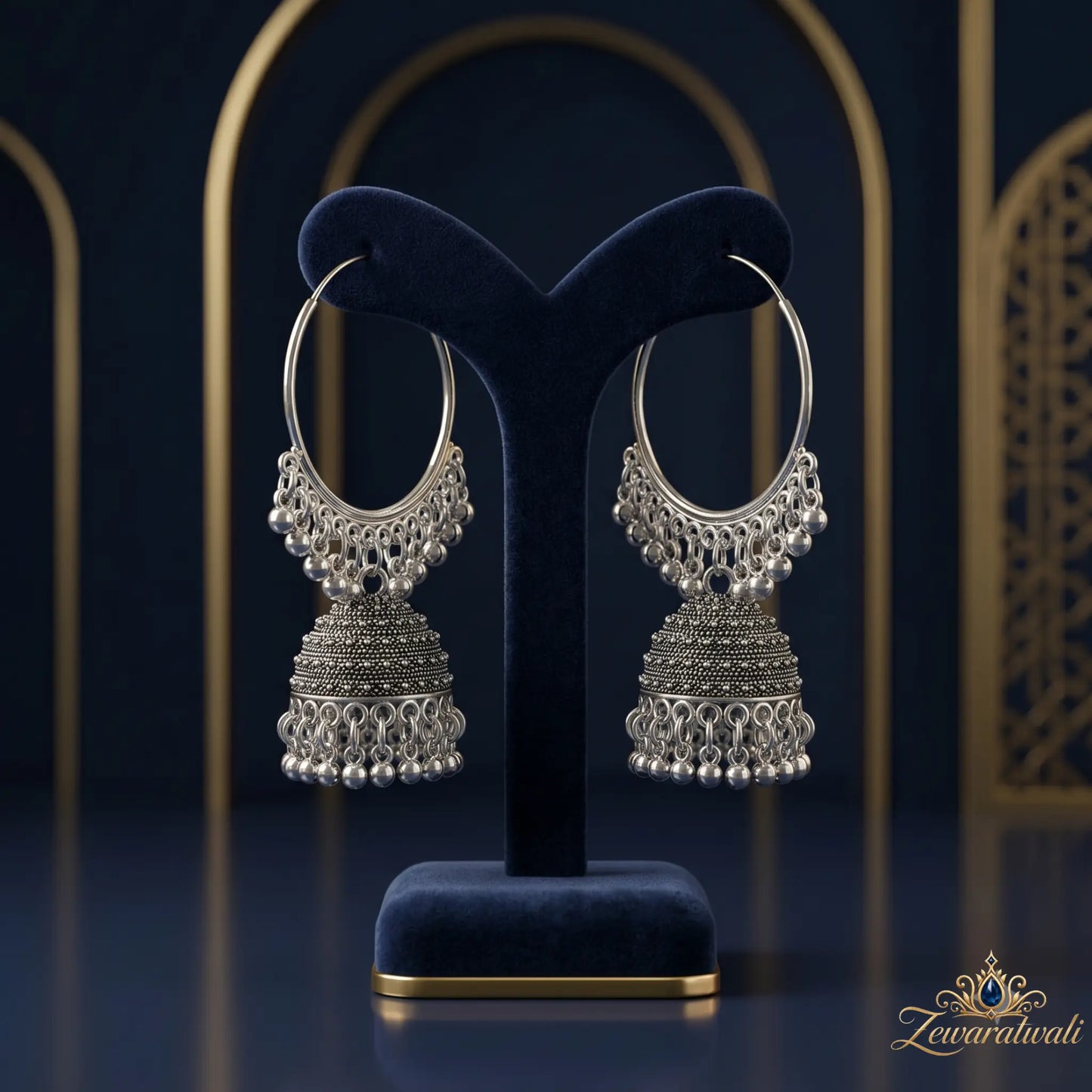 Hoop Jhumka Earrings for Women