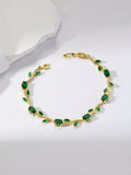 Green Tulip Bracelet