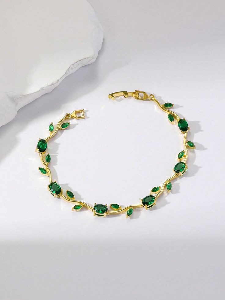 Green Tulip Bracelet