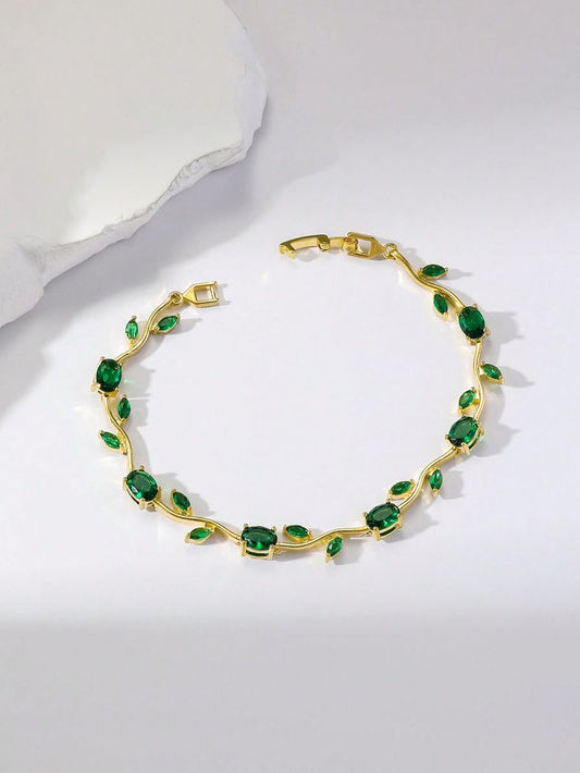 Green Tulip Bracelet