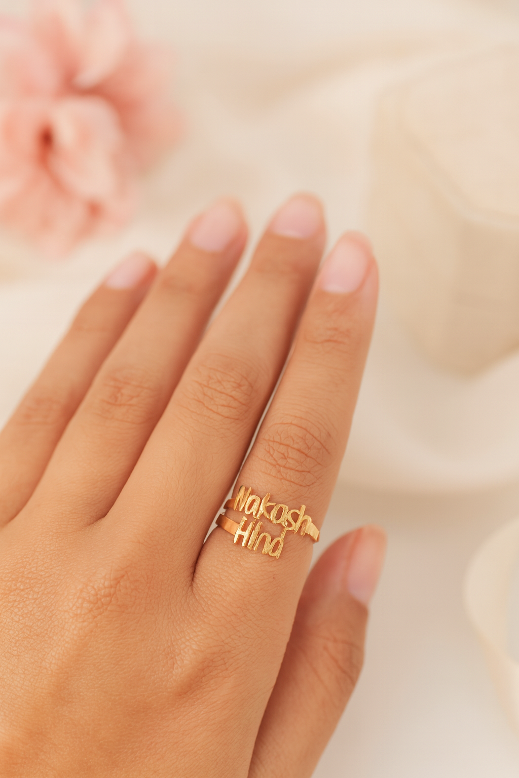 Forever Name Couple Ring – Personalized Name Ring