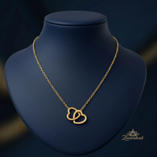 Dual Heart Grace Necklace