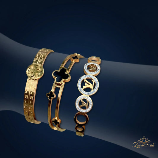 Golden Grace Bracelet Trio