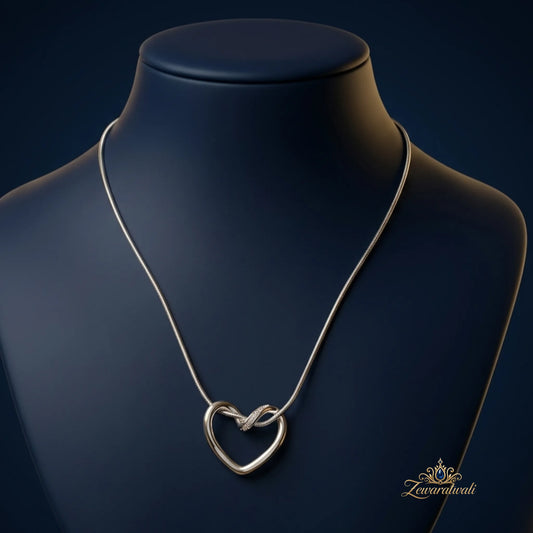 Infinity Heart Knot Necklace