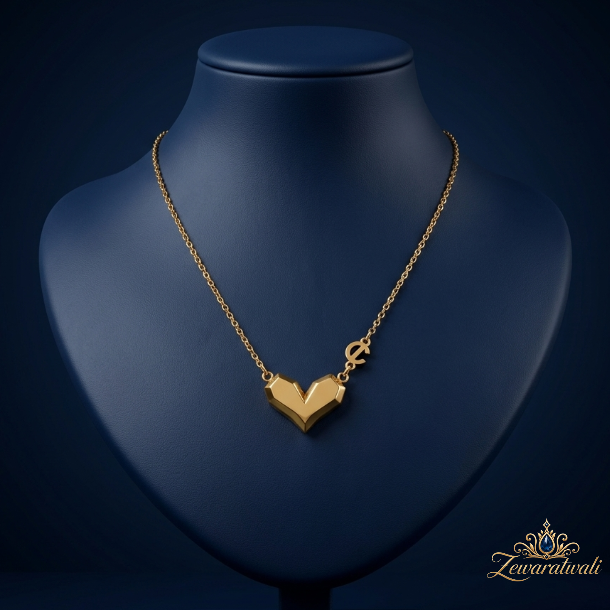 3D heart pendent