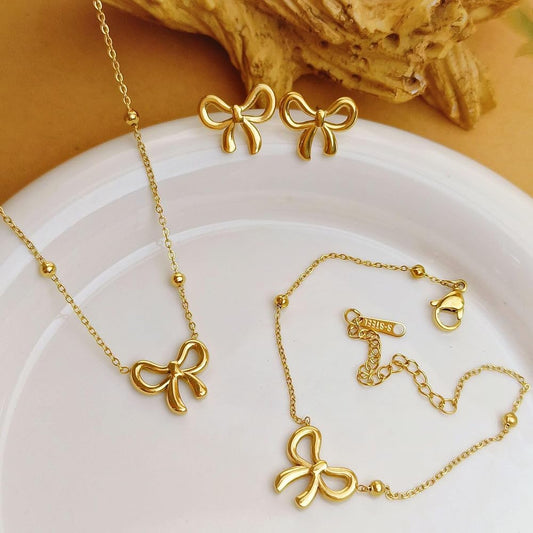 Bow Stainless Steel Set 🎀