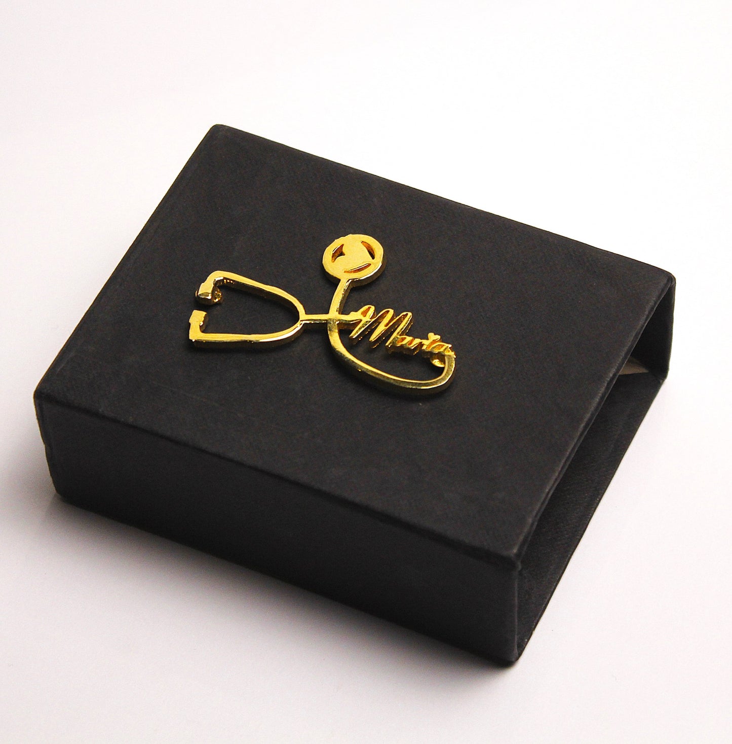 Personalized Stethoscope Name Pendant