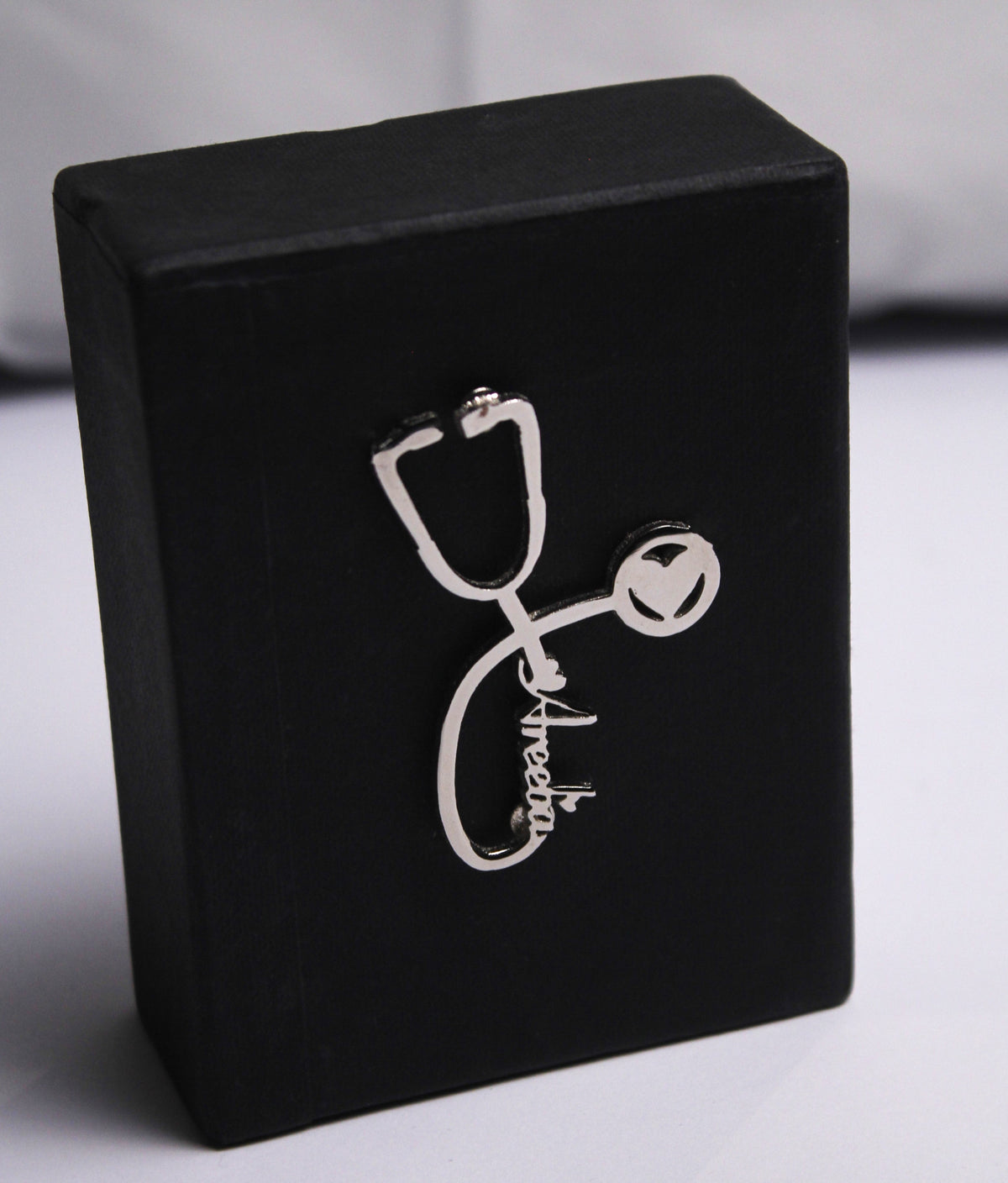 Personalized Stethoscope Name Pendant