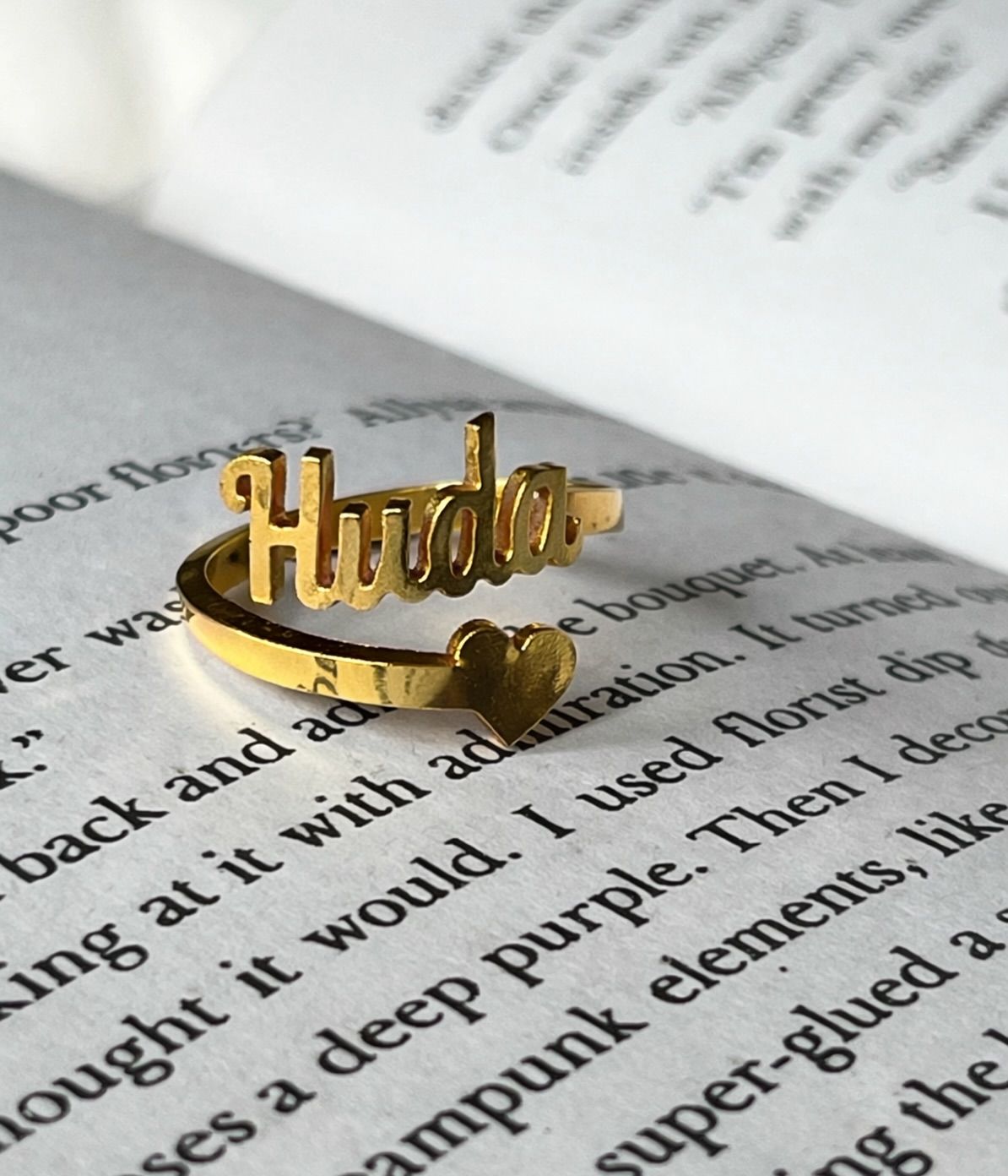 Personalized Custom Name Ring