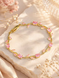 Pink Tulip Bracelet