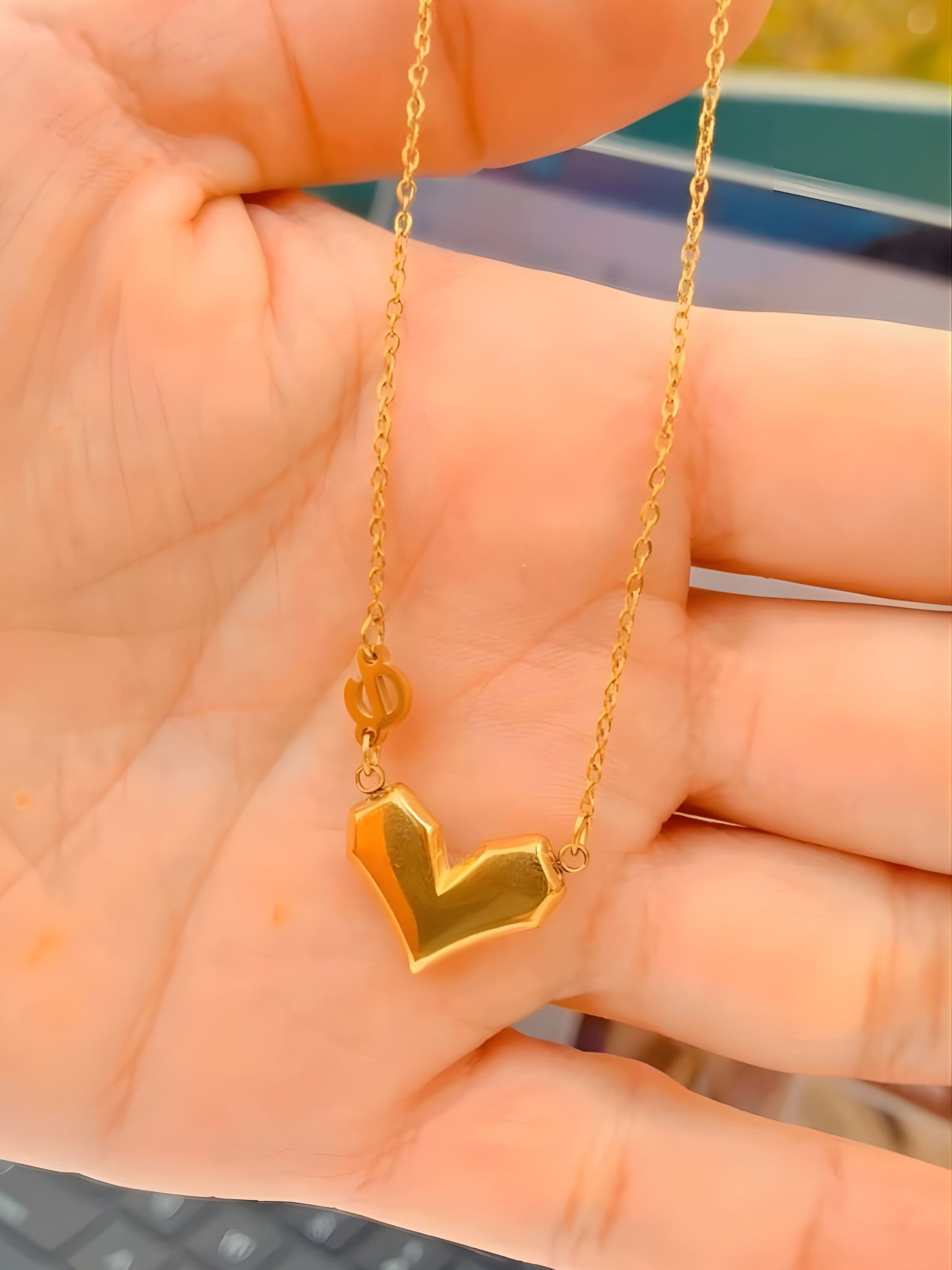3D heart pendent